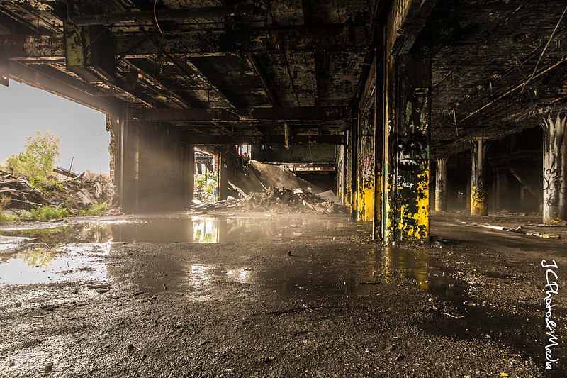 Entrance to Fisher Body 21 in Detroit Michigan